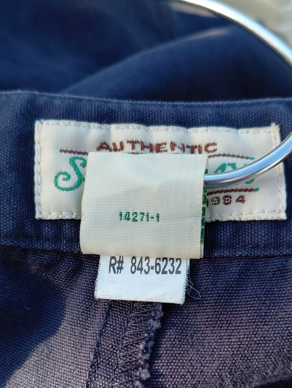 Vintage St. John's Bay Navy Blue High-rise Shorts Women's 14